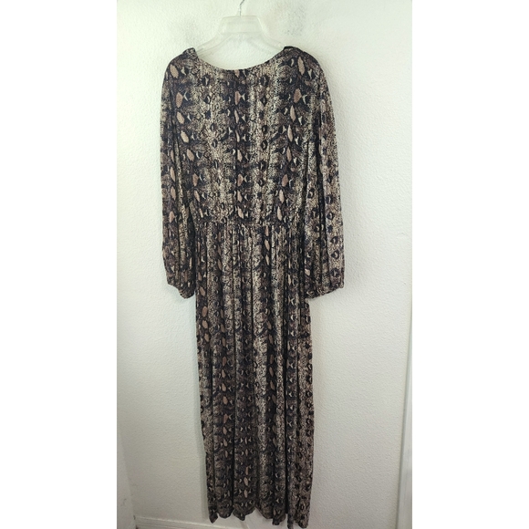 Romantic Gypsy NWT Leopard Print Maxi Dress Sz 1X - Picture 3 of 9